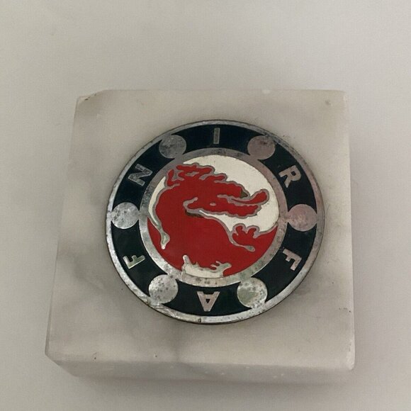 Vintage Marble Enamel Paperweight‎ Fafnir Dragon Norse Mythological Creature - Picture 1 of 16